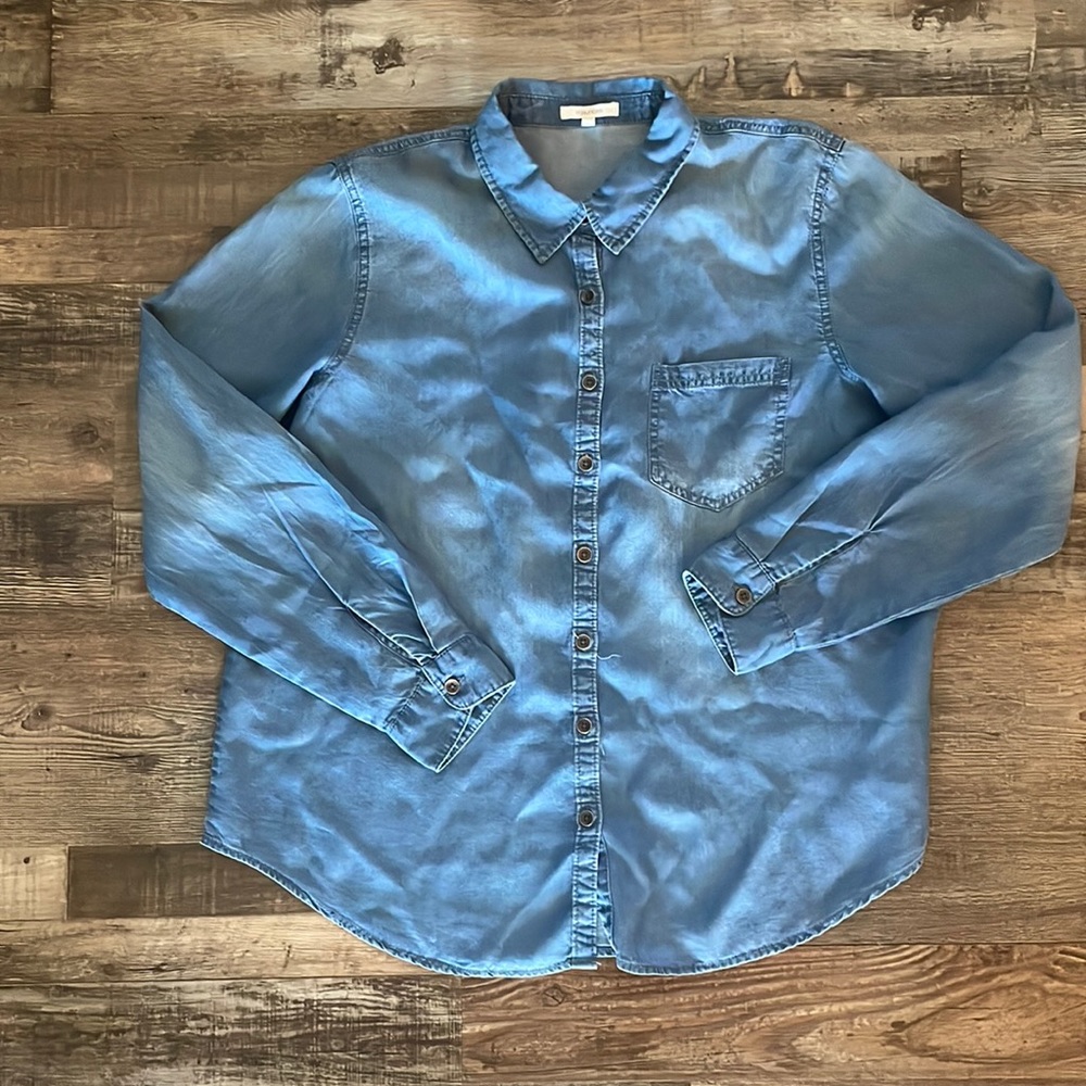 Maurices Chambray Top